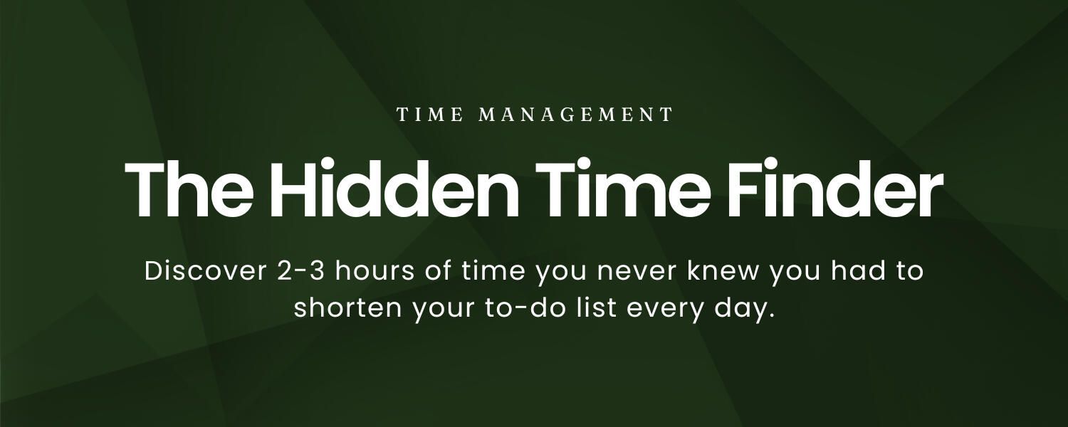 The Hidden Time Finder